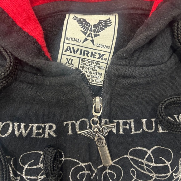 avirex oversized zip up - Picture 3 of 3